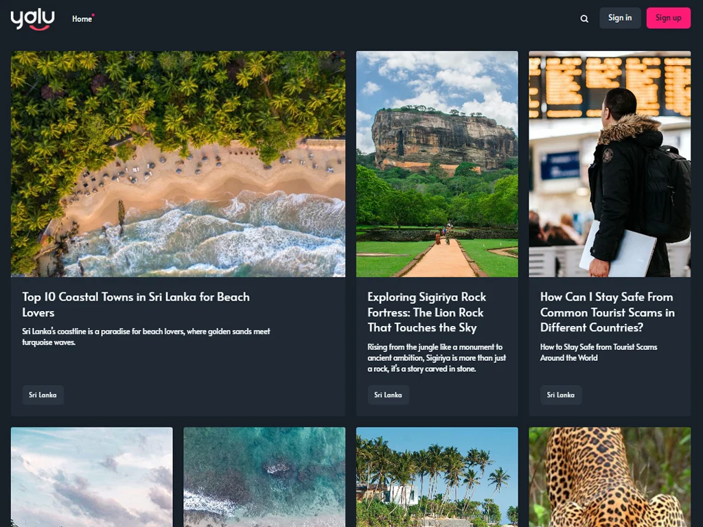 Site éditorial